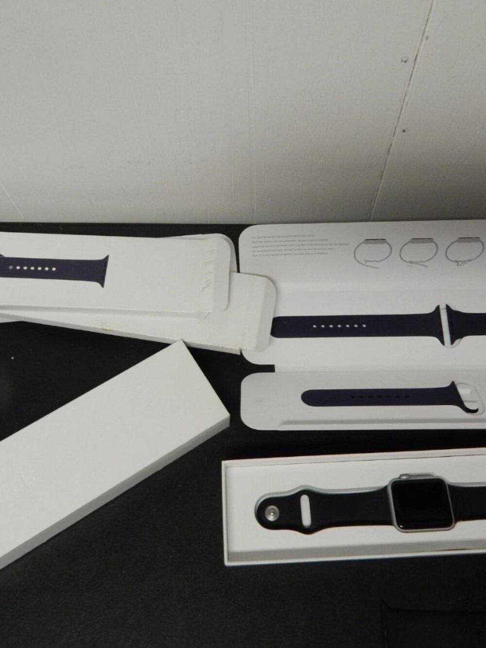 Apple Watch Series 1 42mm Aluminum Case White Sport Band - (MNNL2LL/A)